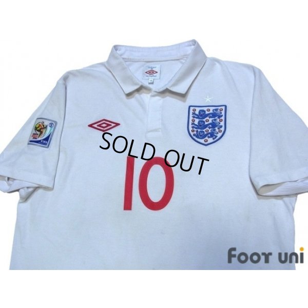 Photo3: England 2010 Home Shirt #10 Rooney South Africa FIFA World Cup 2010 Patch/Badge
