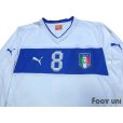 Photo3: Italy 2012 Away Long Sleeve Shirt #8 Marchisio