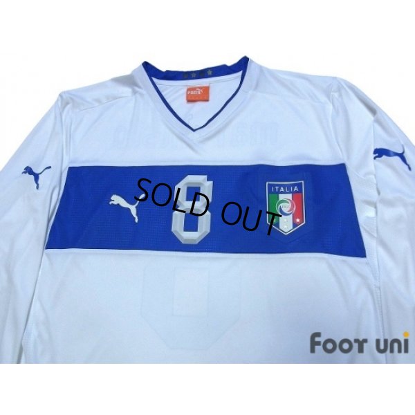 Photo3: Italy 2012 Away Long Sleeve Shirt #8 Marchisio