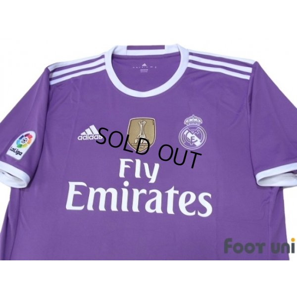 Photo3: Real Madrid 2016-2017 Away Shirt #11 Bale FIFA World Club Cup Champions 2016 Patch/Badge La Liga Patch/Badge