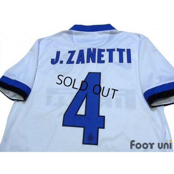 Photo4: Inter Milan 2013-2014 Away Shirt #4 Javier Zanetti