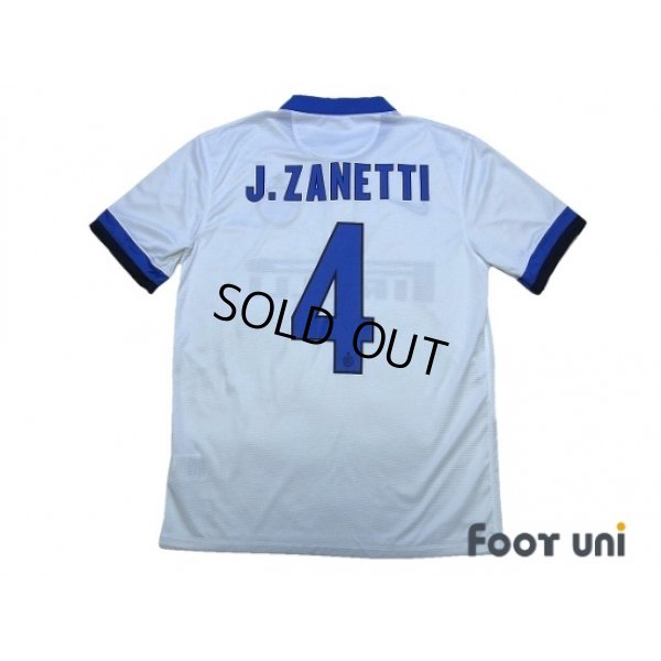 Photo2: Inter Milan 2013-2014 Away Shirt #4 Javier Zanetti