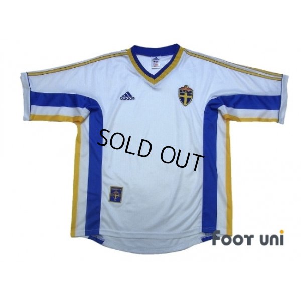 Photo1: Sweden 1998 Away Shirt