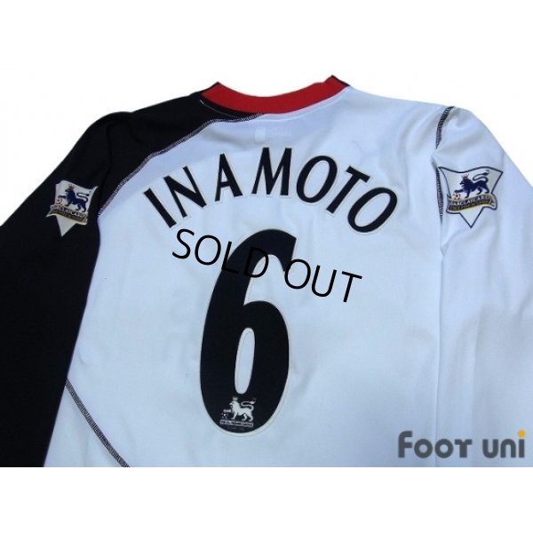 Photo4: Fulham 2003-2005 Home Long Sleeve Shirt #6 Inamoto Barclaycard Premiership Patch/Badge w/tags