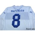 Photo4: Italy 2012 Away Long Sleeve Shirt #8 Marchisio