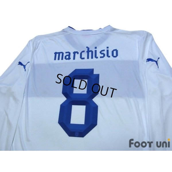 Photo4: Italy 2012 Away Long Sleeve Shirt #8 Marchisio