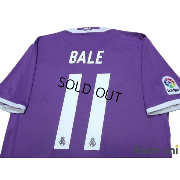 Photo4: Real Madrid 2016-2017 Away Shirt #11 Bale FIFA World Club Cup Champions 2016 Patch/Badge La Liga Patch/Badge
