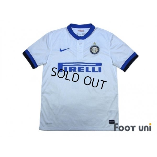 Photo1: Inter Milan 2013-2014 Away Shirt #4 Javier Zanetti