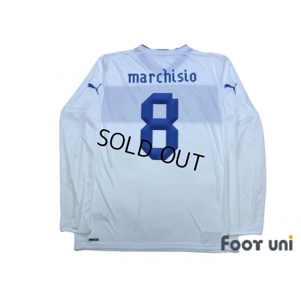 Photo2: Italy 2012 Away Long Sleeve Shirt #8 Marchisio