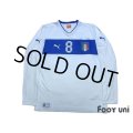 Italy 2012 Away Long Sleeve Shirt #8 Marchisio