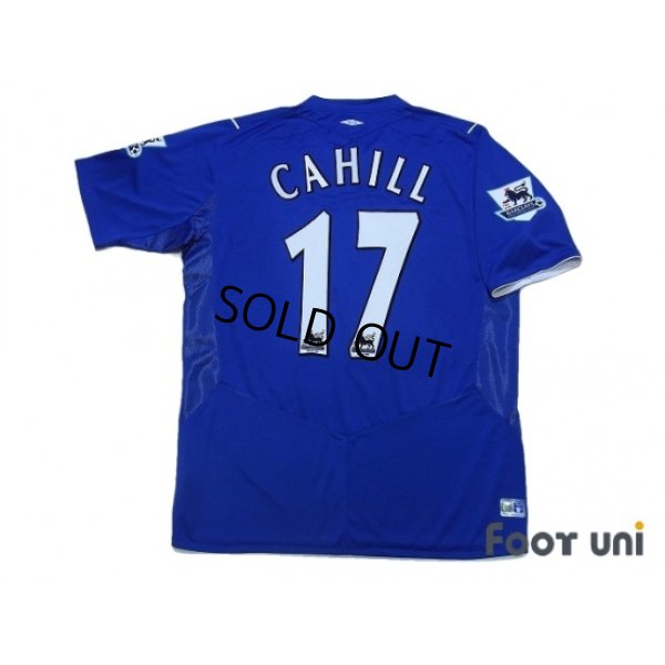 Photo2: Everton 2004-2005 Home Shirt #17 Cahill BARCLAYS PREMIERSHIP Patch/Badge