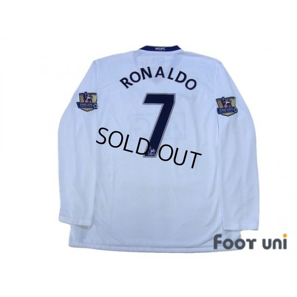 Photo2: Manchester United 2008-2009 Away Long Sleeve Shirt #7 Ronaldo w/tags