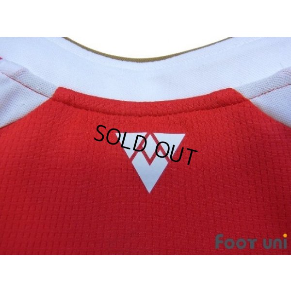 Photo8: Arsenal 2015-2016 Home Long Sleeve Shirt #24 Bellerin