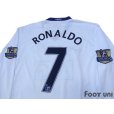 Photo4: Manchester United 2008-2009 Away Long Sleeve Shirt #7 Ronaldo w/tags (4)