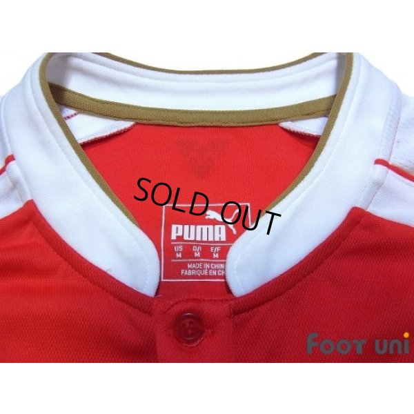 Photo5: Arsenal 2015-2016 Home Long Sleeve Shirt #24 Bellerin