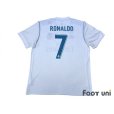 Photo2: Real Madrid 2017-2018 Home Shirt #7 Ronaldo w/tags (2)