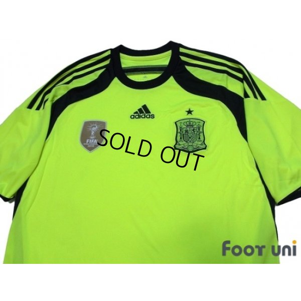 Photo3: Spain 2014 GK Shirt FIFA World Champions 2010 Patch/Badge