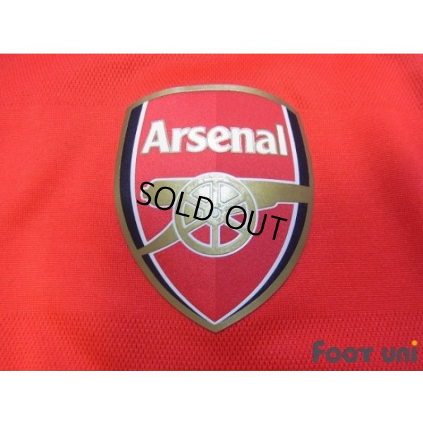 Photo6: Arsenal 2015-2016 Home Long Sleeve Shirt #24 Bellerin