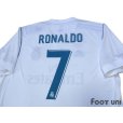 Photo4: Real Madrid 2017-2018 Home Shirt #7 Ronaldo w/tags (4)