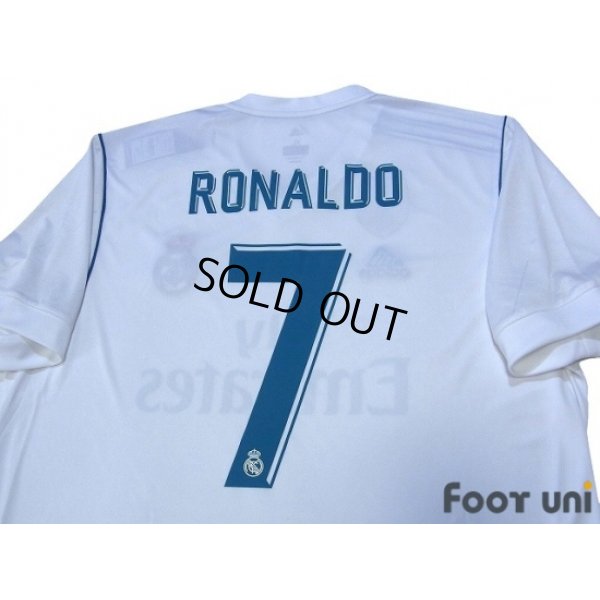 Photo4: Real Madrid 2017-2018 Home Shirt #7 Ronaldo w/tags