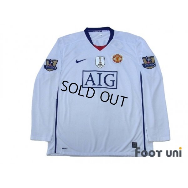 Photo1: Manchester United 2008-2009 Away Long Sleeve Shirt #7 Ronaldo w/tags