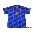 Photo1: Colombia 1994 Away Shirt #10 Valderrama (1)