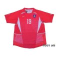 Photo1: Korea 2002 Home Authentic Shirt #19 Ahn Jung-Hwan (1)