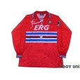 Photo1: Sampdoria 1994-1995 Away Long Sleeve Shirt Coppa Italia Patch/Badge (1)