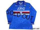 Sampdoria 1994-1995 Home Long Sleeve Shirt #10