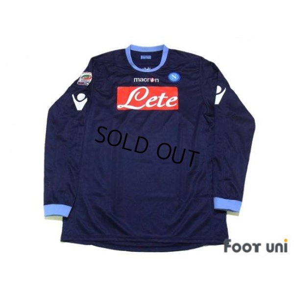 Photo1: Napoli 2010-2011 3rd Long Sleeve Shirt #7 Cavani