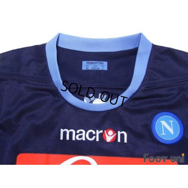 Photo4: Napoli 2010-2011 3rd Long Sleeve Shirt #7 Cavani