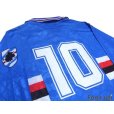 Photo3: Sampdoria 1994-1995 Home Long Sleeve Shirt #10 (3)