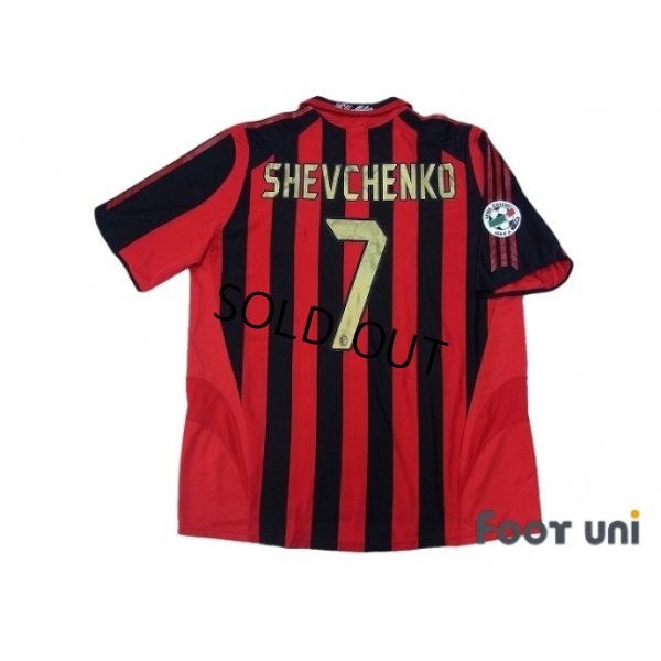 Photo2: AC Milan 2005-2006 Home Shirt #7 Shevchenko Lega Calcio Serie A Patch/Badge w/tags 