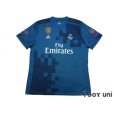 Photo1: Real Madrid 2017-2018 3rd Shirt #7 Ronaldo UEFA Champions League Trophy Patch/Badge-12 (1)