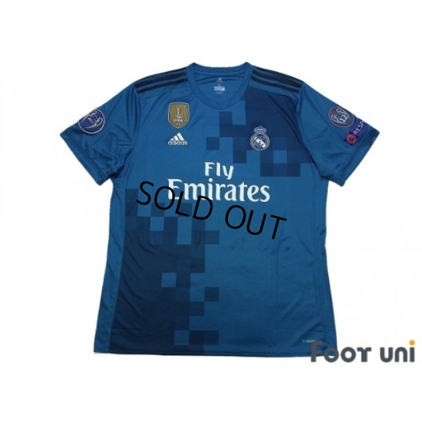 Photo1: Real Madrid 2017-2018 3rd Shirt #7 Ronaldo UEFA Champions League Trophy Patch/Badge-12