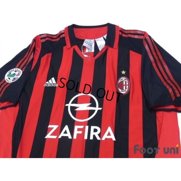 Photo3: AC Milan 2005-2006 Home Shirt #7 Shevchenko Lega Calcio Serie A Patch/Badge w/tags 