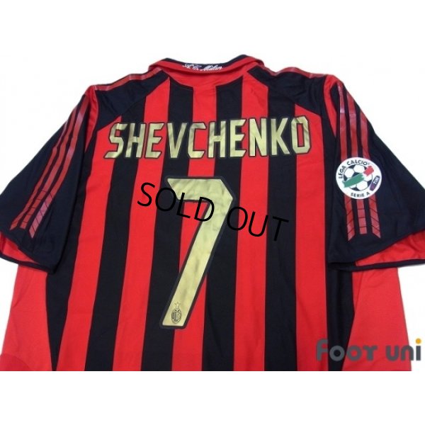 Photo4: AC Milan 2005-2006 Home Shirt #7 Shevchenko Lega Calcio Serie A Patch/Badge w/tags 