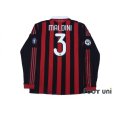 Photo2: AC Milan 2009-2010 Home Player Long Sleeve Shirt #3 Maldini w/tags (2)