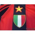 Photo7: AC Milan 1996-1997 Home Long Sleeve Shirt #18 Baggio Scudetto Patch/Badge
