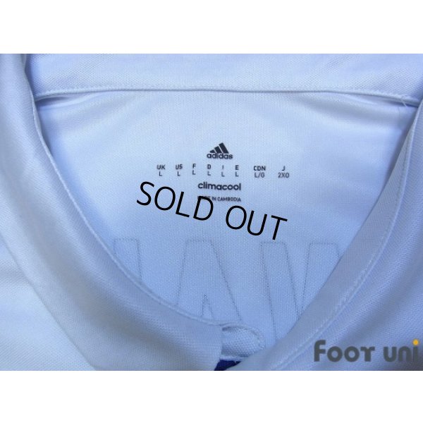 Photo6: Real Madrid 2016-2017 Home Long Sleeve Shirt and Shorts Set #7 Ronaldo LFP Patch/Badge