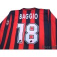 Photo4: AC Milan 1996-1997 Home Long Sleeve Shirt #18 Baggio Scudetto Patch/Badge