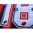 Photo8: AC Milan 1996-1997 Home Long Sleeve Shirt #18 Baggio Scudetto Patch/Badge