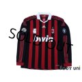 AC Milan 2009-2010 Home Player Long Sleeve Shirt #3 Maldini w/tags