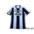 Photo1: Juventus 2016-2017 Home Authentic Shirt  #9 Higuain Serie A Tim Patch/Badge (1)
