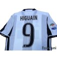 Photo4: Juventus 2016-2017 Home Authentic Shirt  #9 Higuain Serie A Tim Patch/Badge (4)
