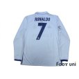 Photo3: Real Madrid 2016-2017 Home Long Sleeve Shirt and Shorts Set #7 Ronaldo LFP Patch/Badge