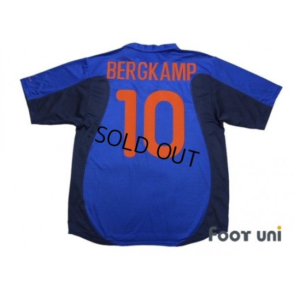 Photo2: Netherlands Euro 2000 Away Shirt #10 Bergkamp