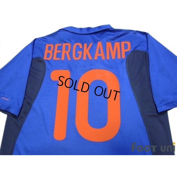 Photo4: Netherlands Euro 2000 Away Shirt #10 Bergkamp