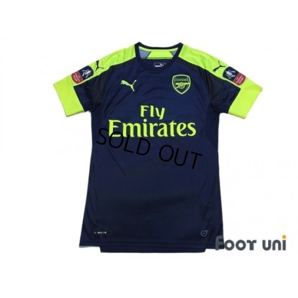 Photo1: Arsenal 2016-2017 3rd Shirt #8 Ramsey The Emirates FA CUP Patch/Badge