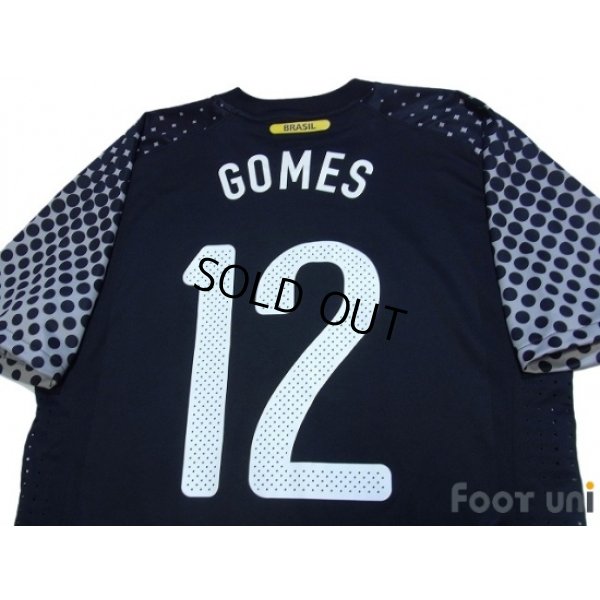 Photo4: Brazil 2010 GK Player Shirt #12 Gomes